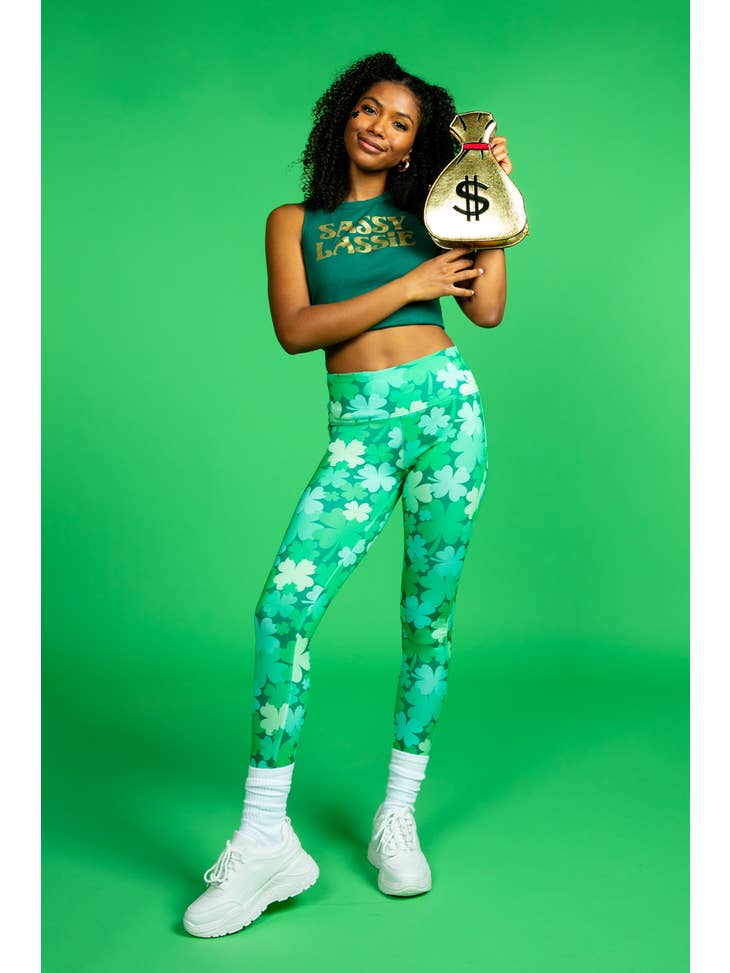 Wholesale Women s Clover Field High Waisted Leggings for your