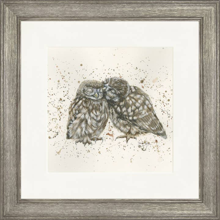 Posh and Pecks Square Framed Print (13" or 19") for wholesale by Bree Merryn Art Ltd