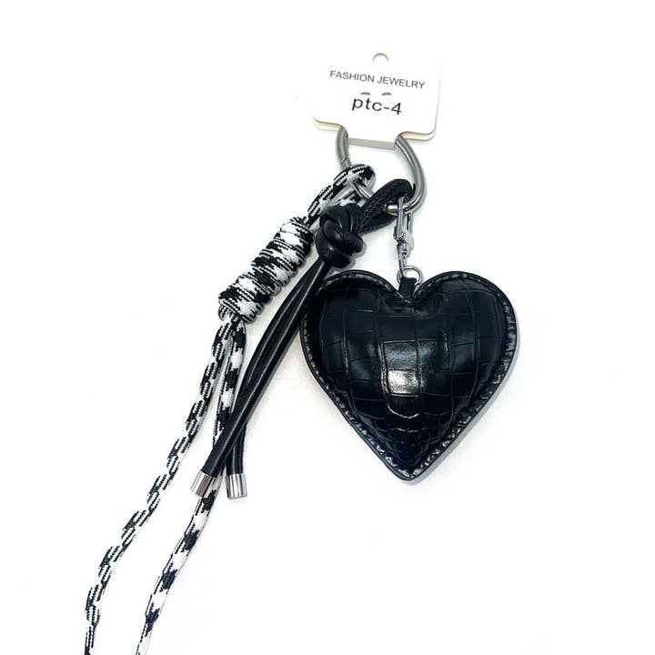 LINETA - Wholesale Keychain - Women's - PTC-4 Trendy keychain heart pattern1