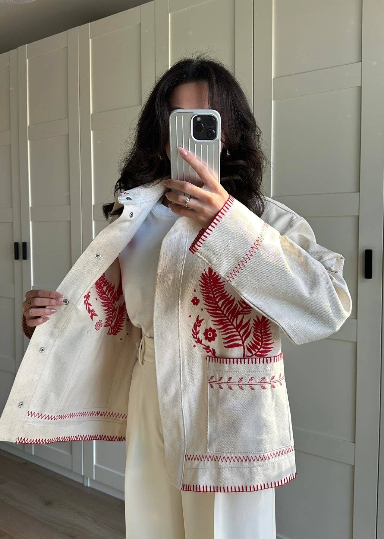 miglo - Wholesale Jacket - Women's - Embroidered Lapel Long Sleeve Jacket – 6 Piece Set

1