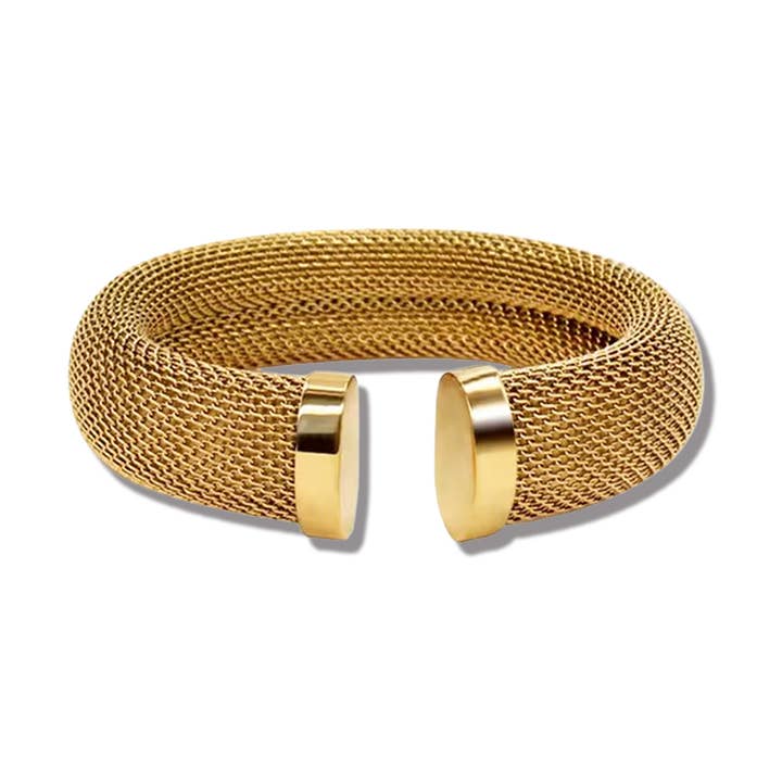GOLD MESH BRACELET for wholesale by ÉCLAIRE
