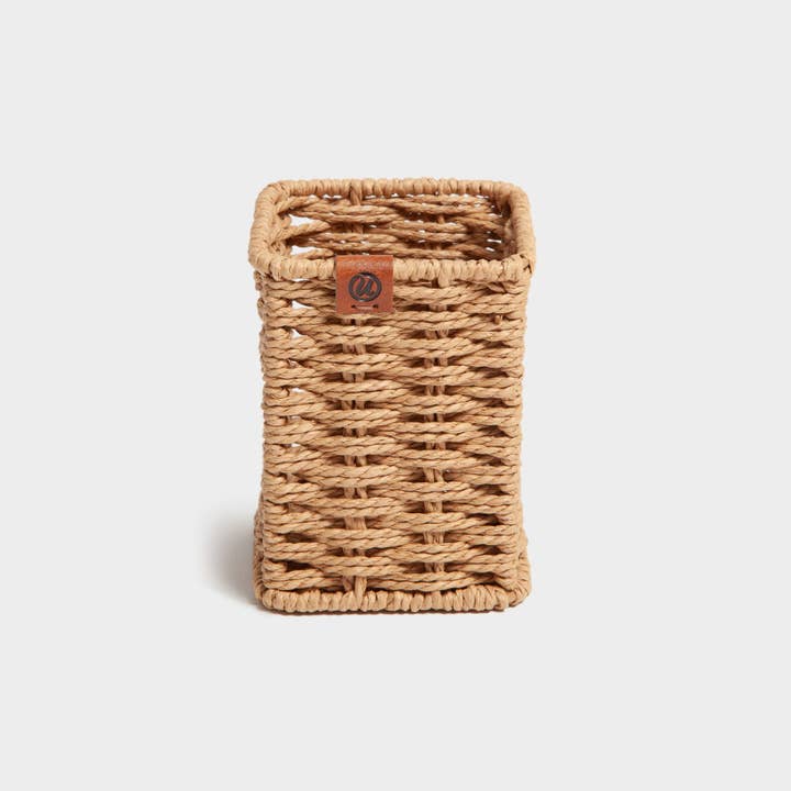 U Brands - Wholesale Basket - U Brands Somerset Woven Pencil Cup Brown2