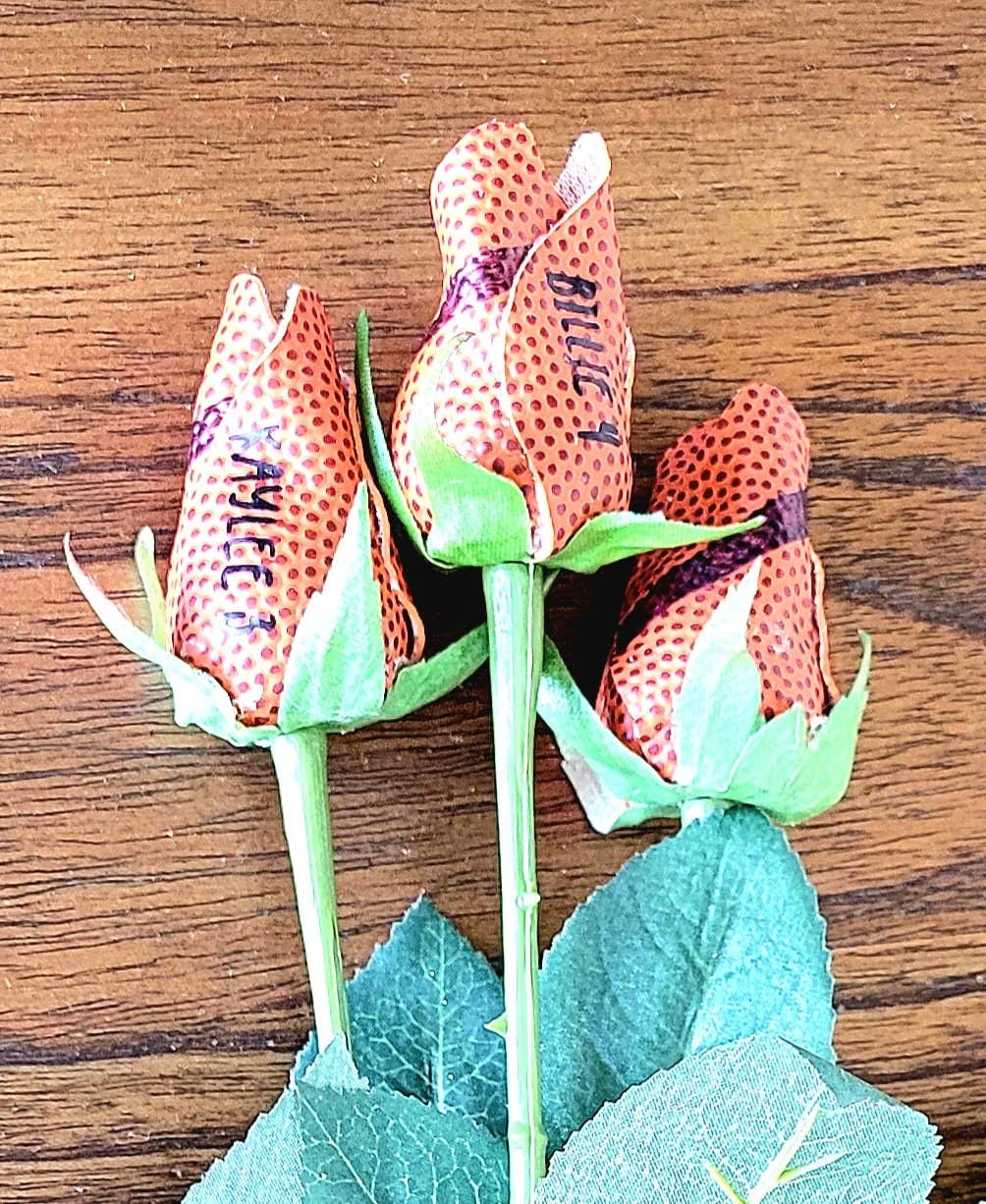 Home Run Accessories – Großhandel Künstliche Blumen – Basketball-Rose, Sportrose, Basketball-Blume3