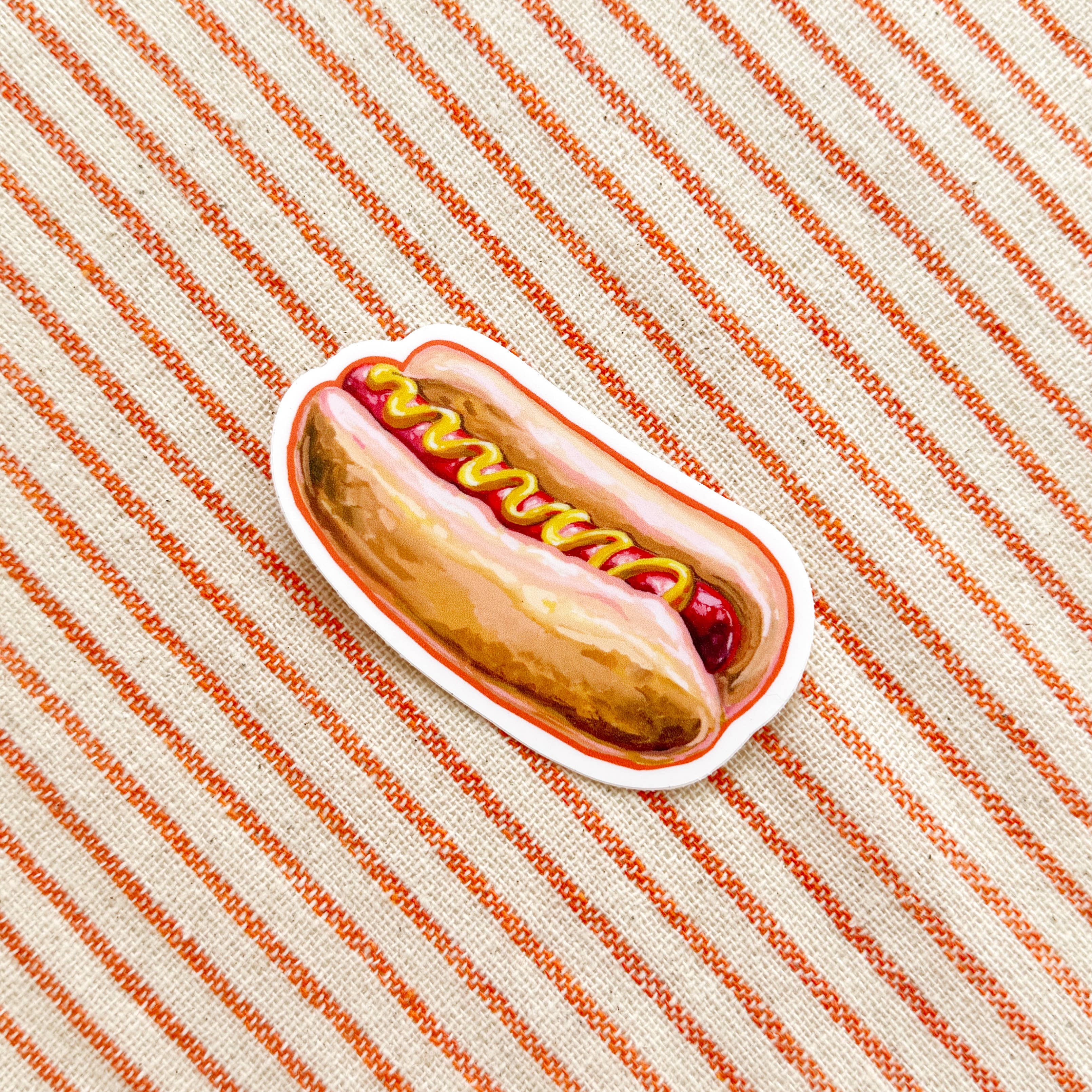 Emily Furr Fine Art - Wholesale Sticker - Hot Dog Sticker1