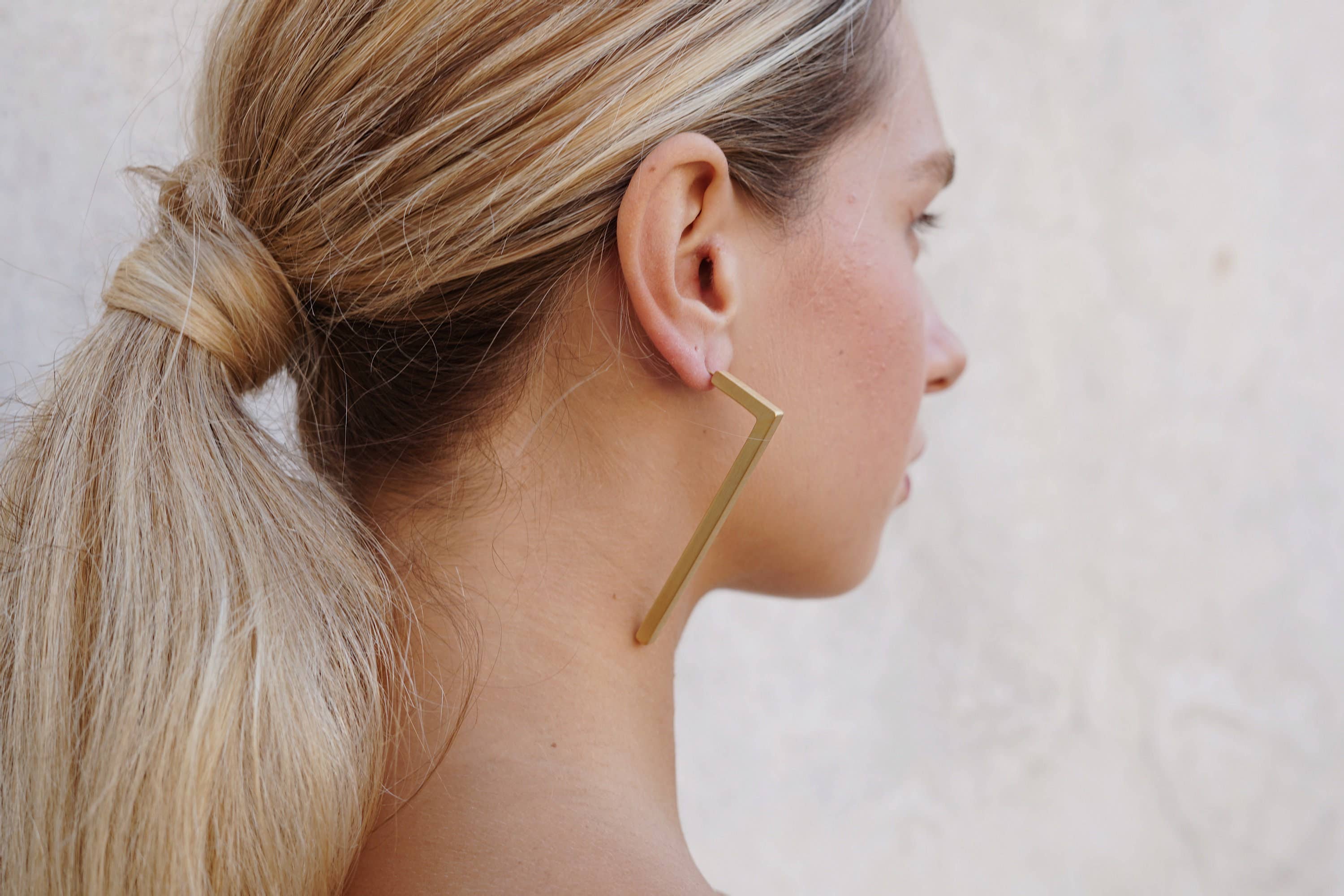 Laka Luka - Venta al por mayor Pendientes colgantes - Pendientes únicos y voluminosos «Allen» para regalo, para ella4