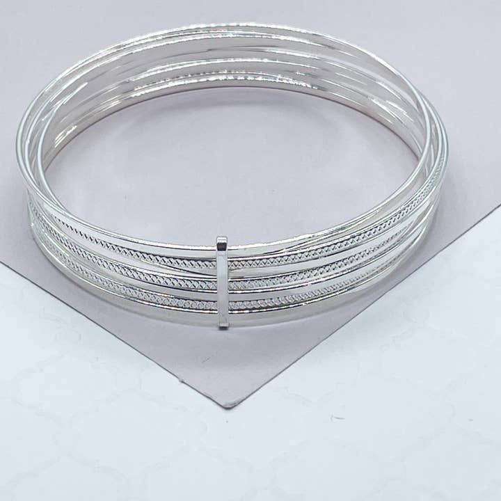 18k Silber gefülltes Silberarmband mit glatter Oberfläche für den Großhandel von Milie