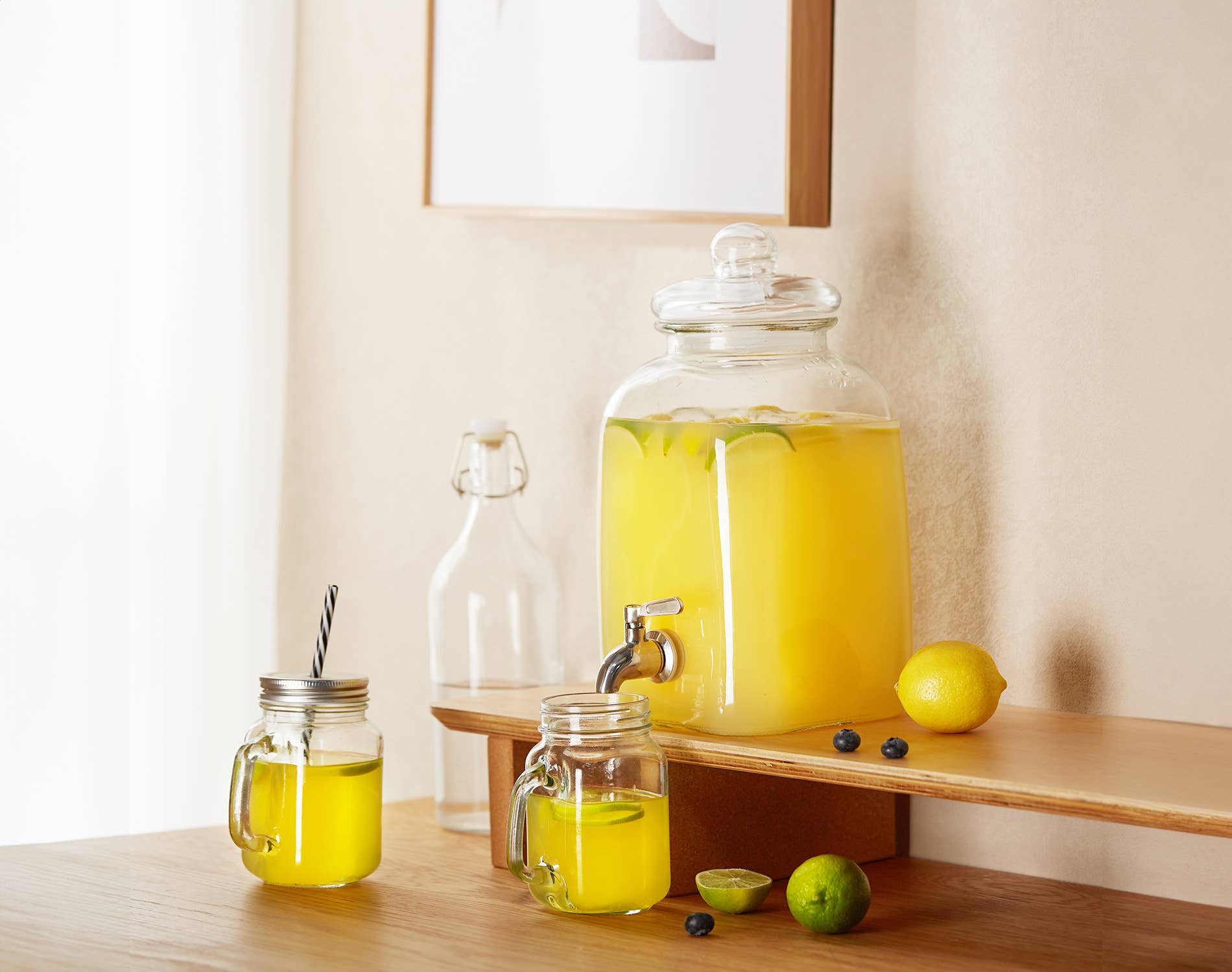 Kook - Wholesale Drink Dispenser - Kook Glass Drink Dispenser, 1.25 Gal1