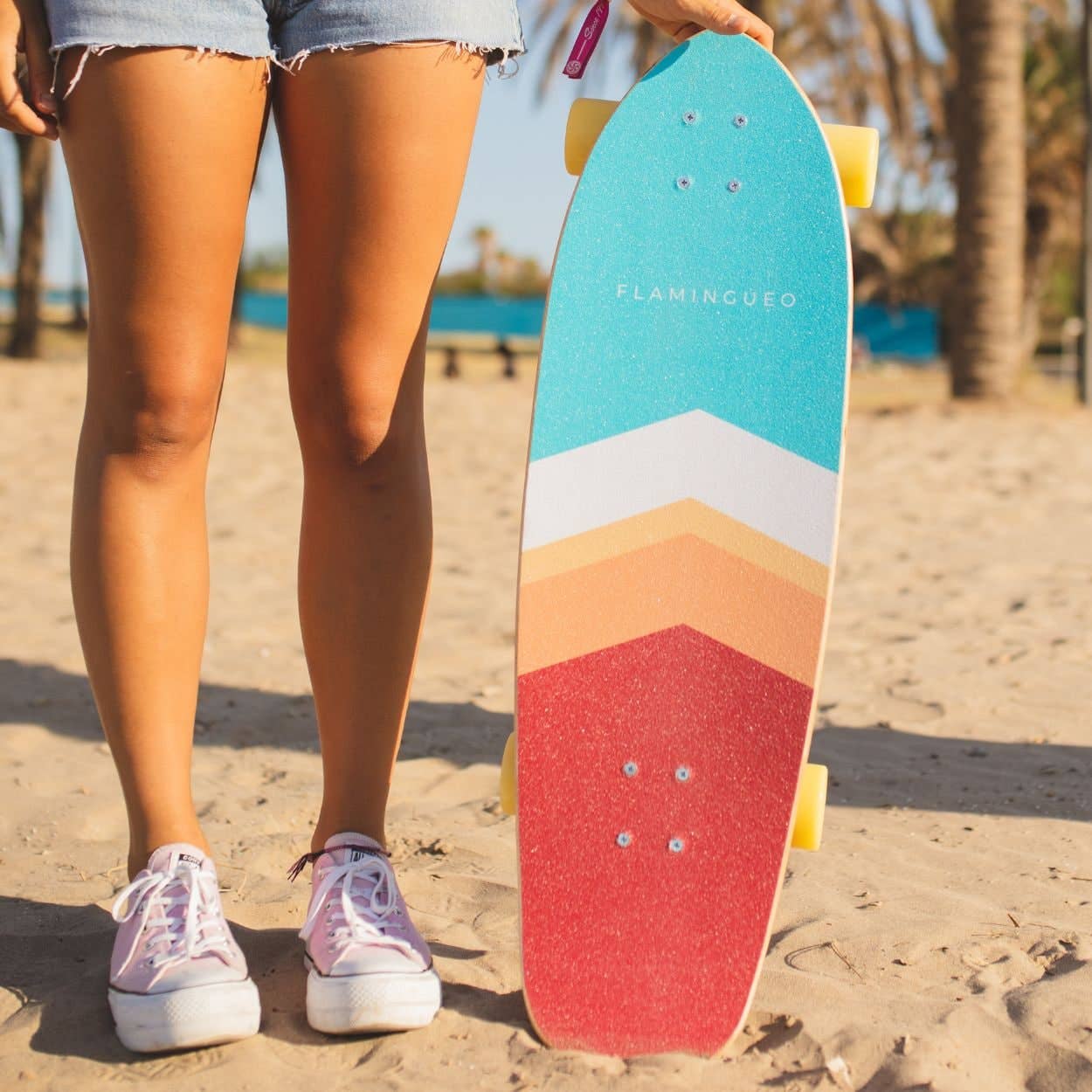 Flamingueo - Wholesale Skateboard - Multicolor Easter Surf Skate13