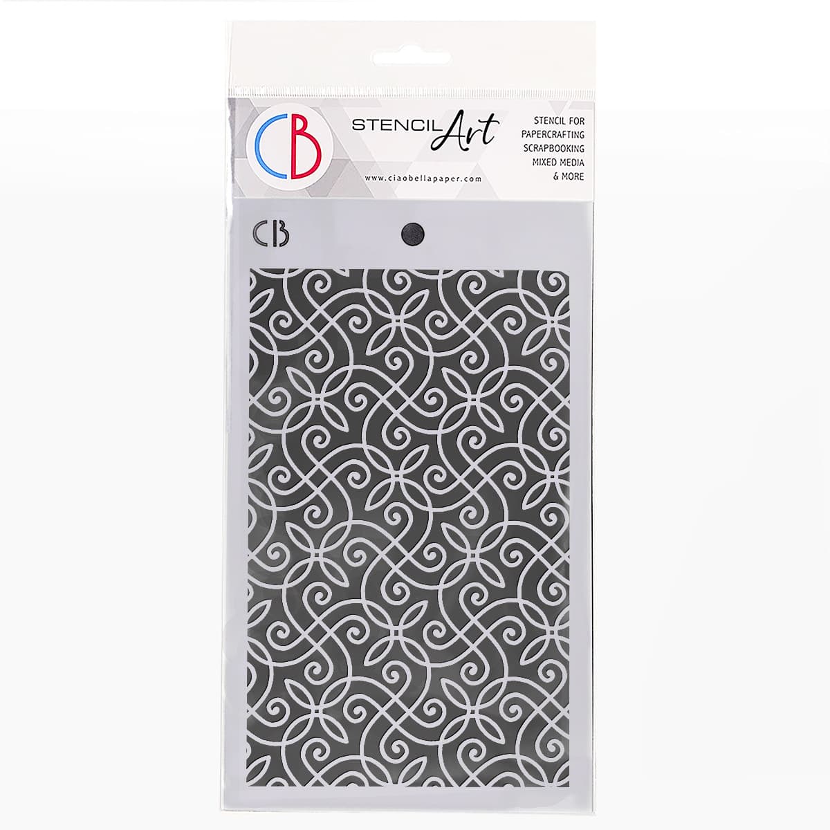 Ecstasy Crafts Distributing - Wholesale Stencil/Craft Die - Ciao Bella Texture Stencil 5x8 Harmony0