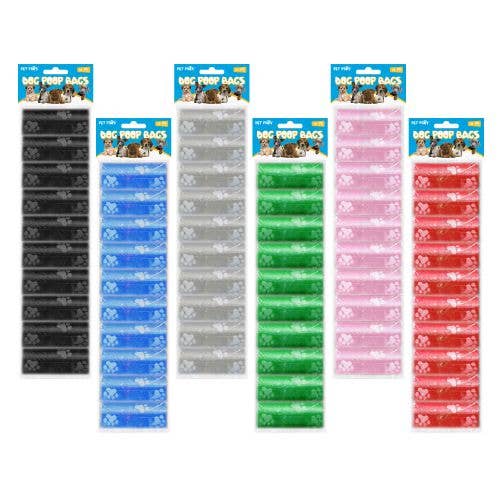 Poop Bags Paw Print 10 Rolls 15 Count Each for wholesale by Deluxe Import Trading