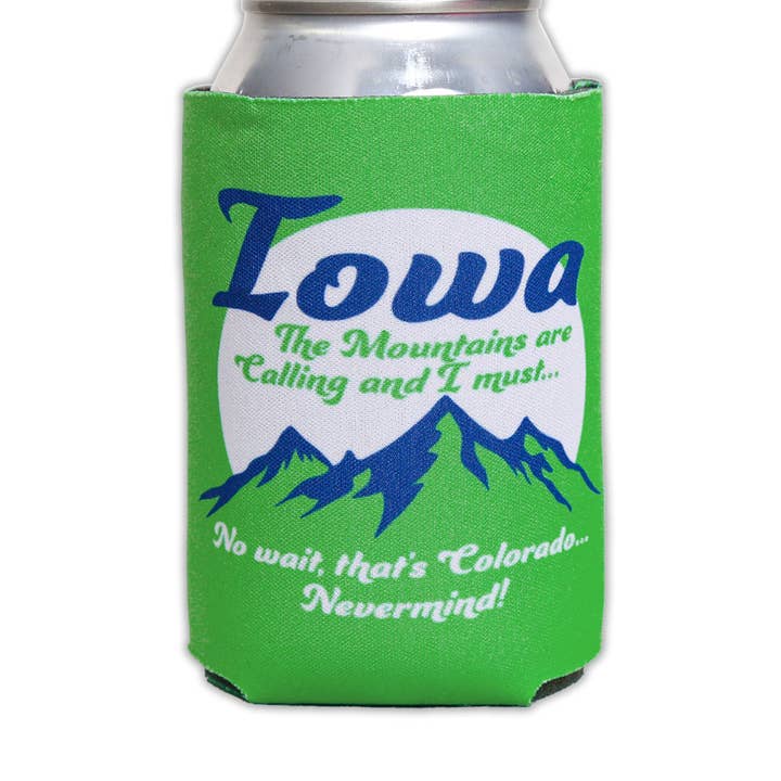 Arrefecedor de Latas Iowa Mountains Are Calling por atacado de Bozz Prints