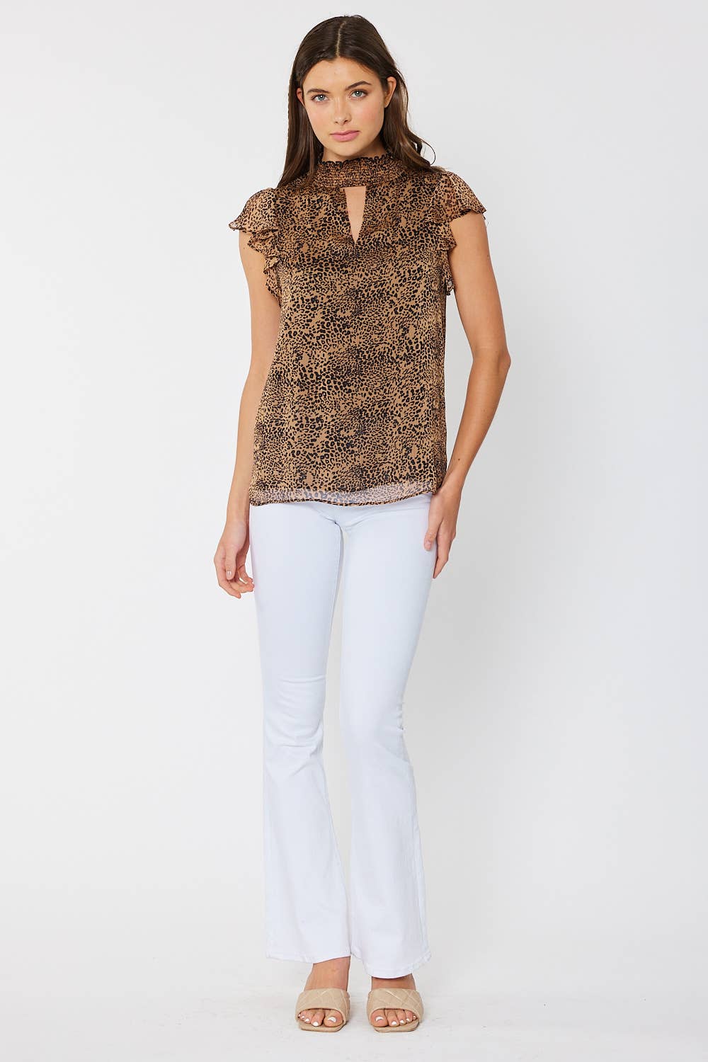 BRAUN PL2550 - MODISCHES TOP MIT LEOPARDENMUSTER für den Großhandel auf Faire5