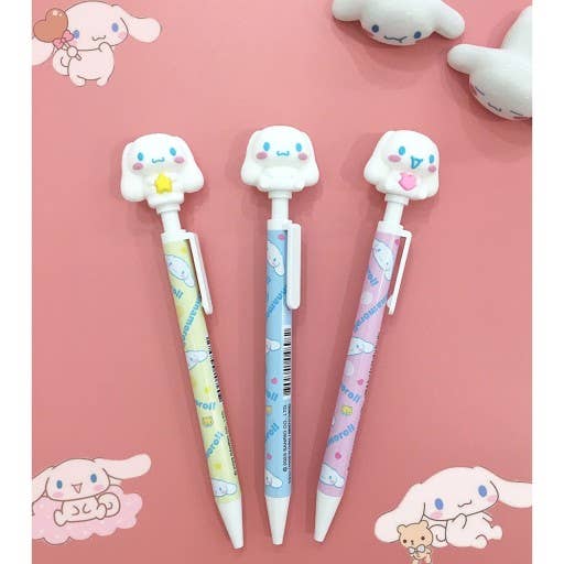 K-Wonderland – Großhandel Bleistift – Sanrio 3D-Figuren Kugelschreiber mit 0,5 mm Spitze0