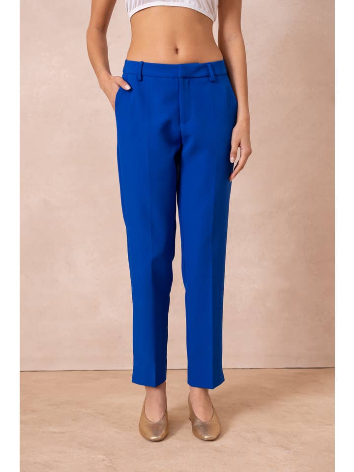 Attentif Paris - Vendita all'ingrosso Pantalone - Donna - Pantaloni a vita alta taglio sigaretta5