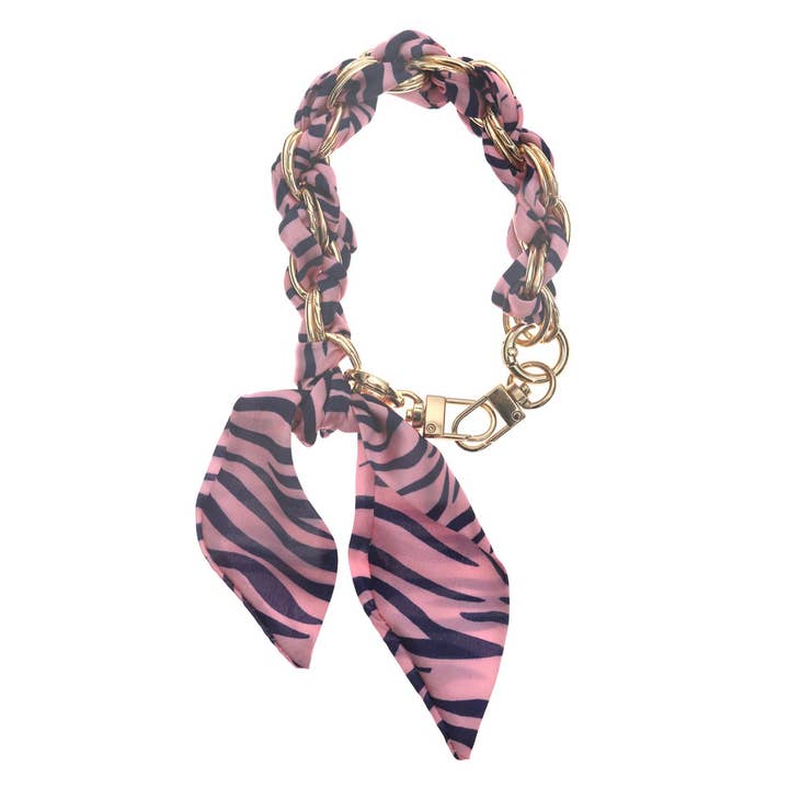 JOIA ACCESSORIES - Wholesale Phonecase Strap - SILKY SCARF METAL BAG CHARM   PHONE STRAP WITH P, BAAC 55062
