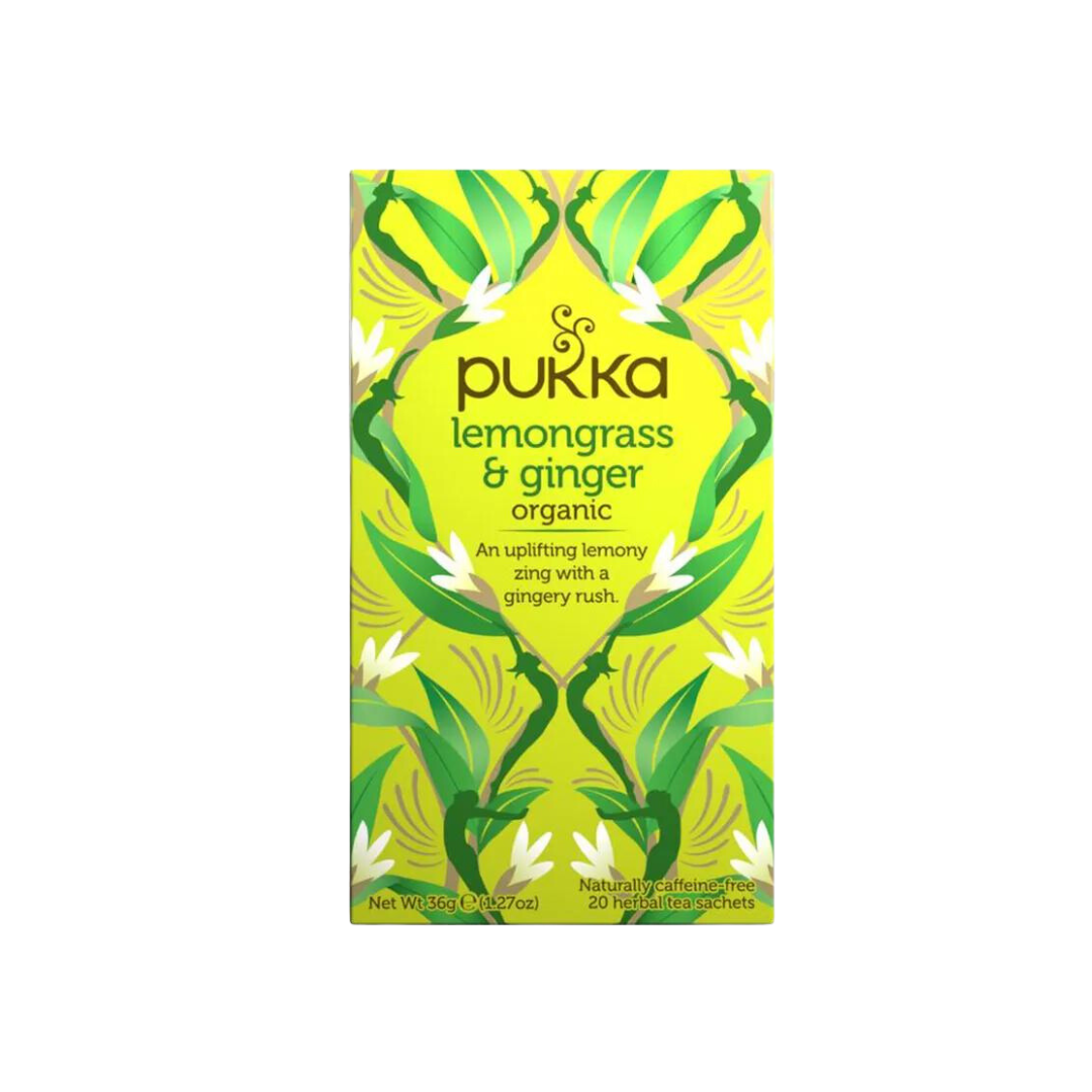 Ecohesens - Wholesale Health/Detox Tea - Organic Lemongrass & Ginger Infusion (lemongrass & ginger) - 20 bags - Pukka0