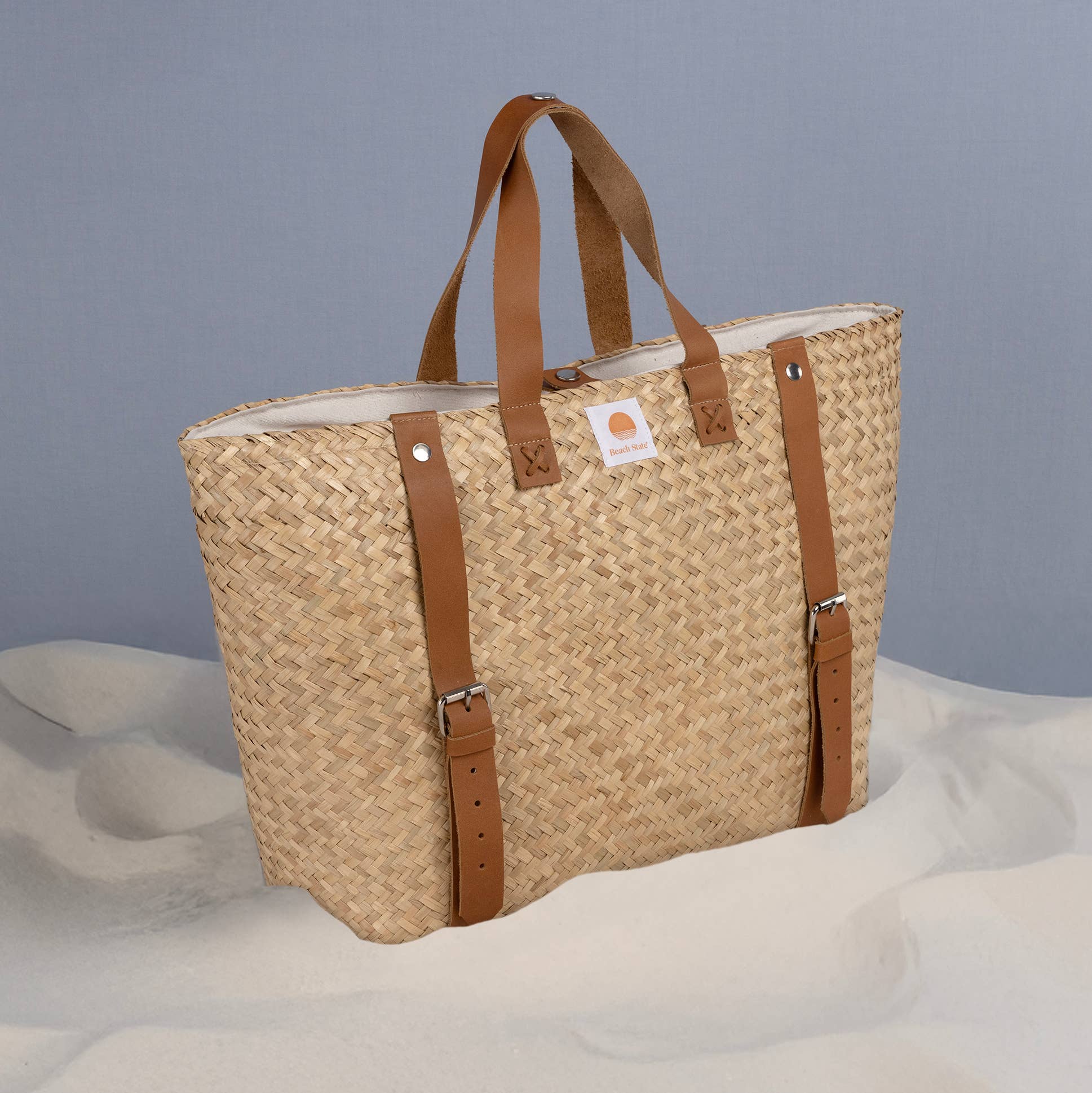 Picnic Time Family of Brands - Wholesale Cooler/Cooler Bag - Hermosa Insulated Woven Seagrass Beach Cooler Bag7