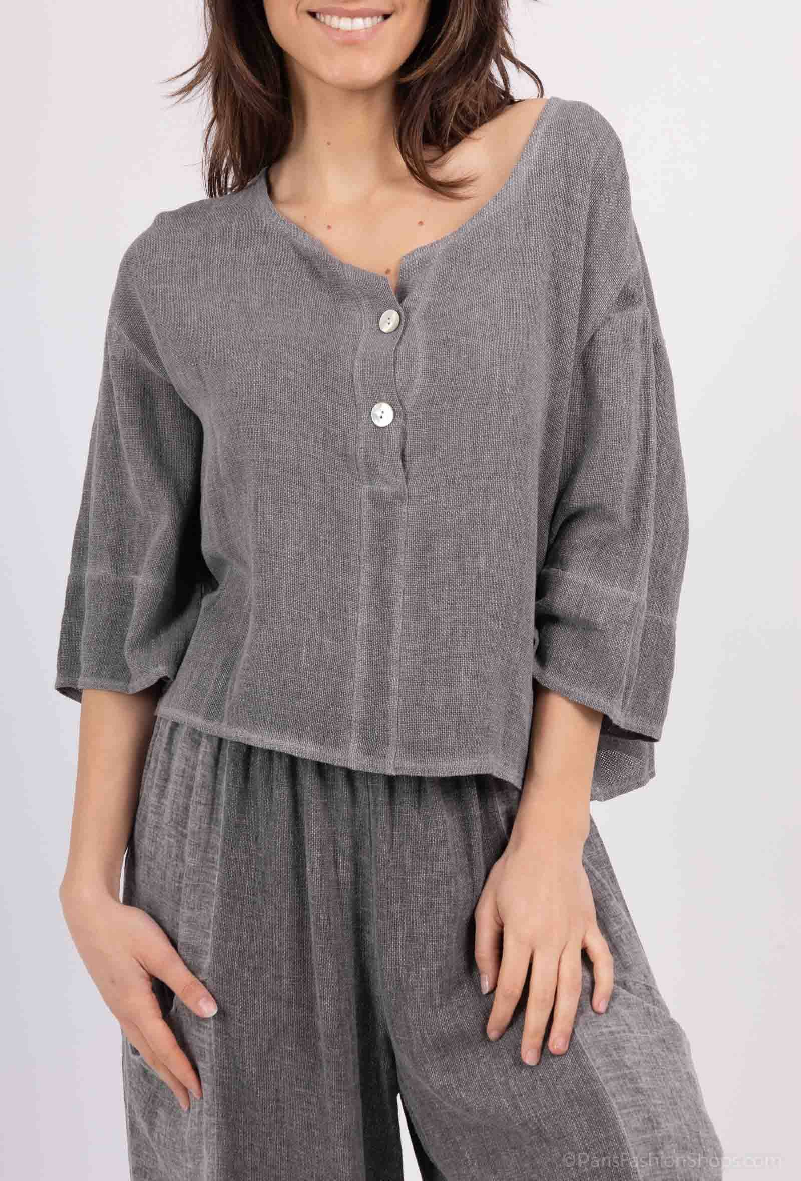 Shyloh – Engroshandel Bluse - Dame – Top knapper 157811