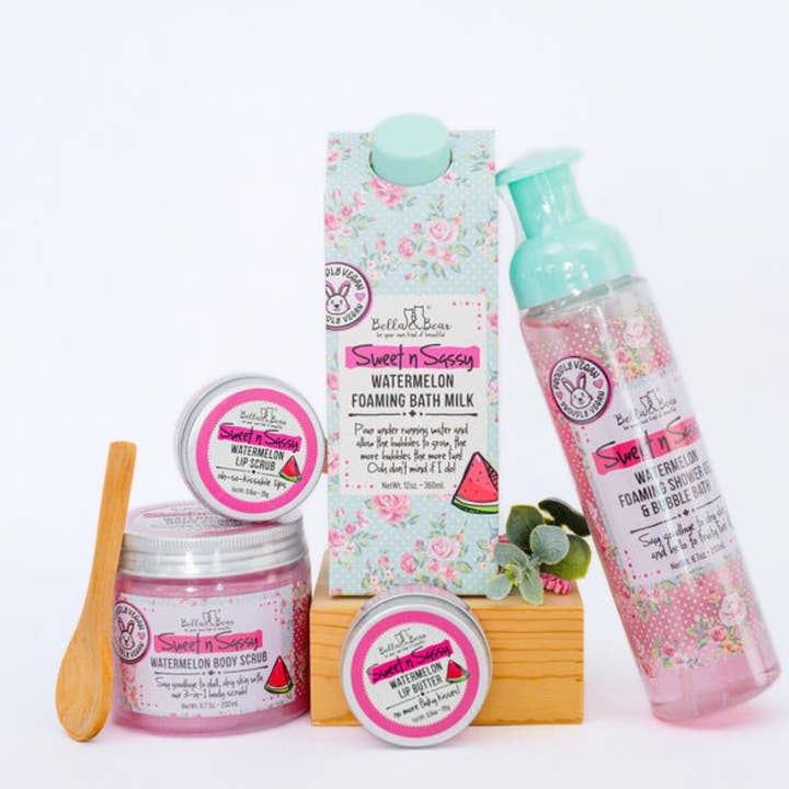 Bella & Bear - Wholesale Bath & Body Set - Sweet 'n' Sassy Mega Watermelon Bath & Body Large Gift Set