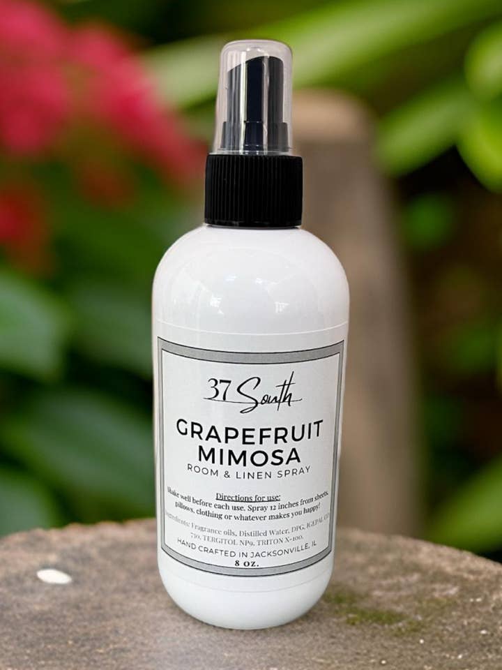 Luxury Room & Linen Spray I GRAPEFRUIT MIMOSA for wholesale by 37 South Home Fragrances
