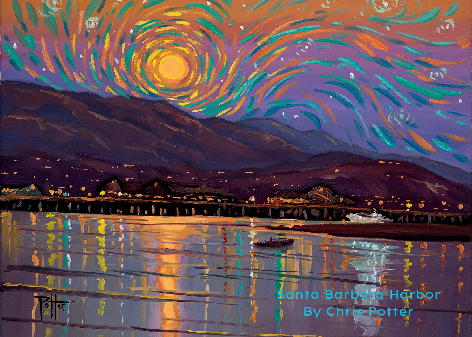 Chris Potter Art - Wholesale Postcard Set - Postcards - Van Goghy - 5 pack7