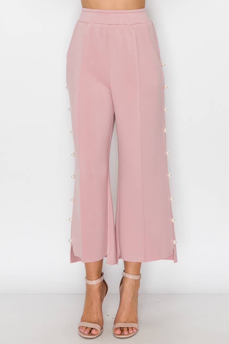 Joh Apparel – Großhandel Hose – Damen – Farrah French Scuba Pearl Lange Hose11