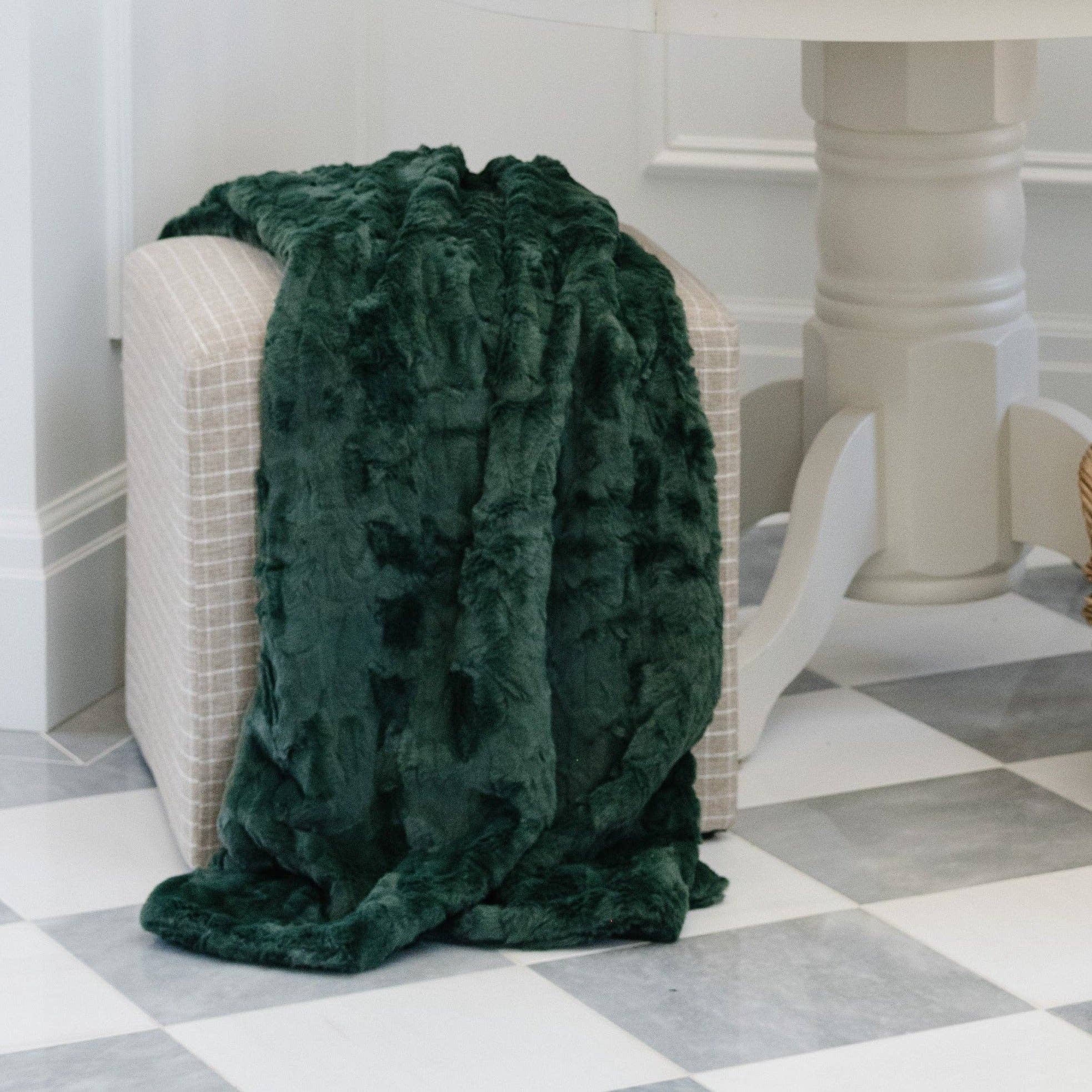 Saranoni - Wholesale Throw Blanket - PATTERNED FAUX FUR XL THROW BLANKETS70