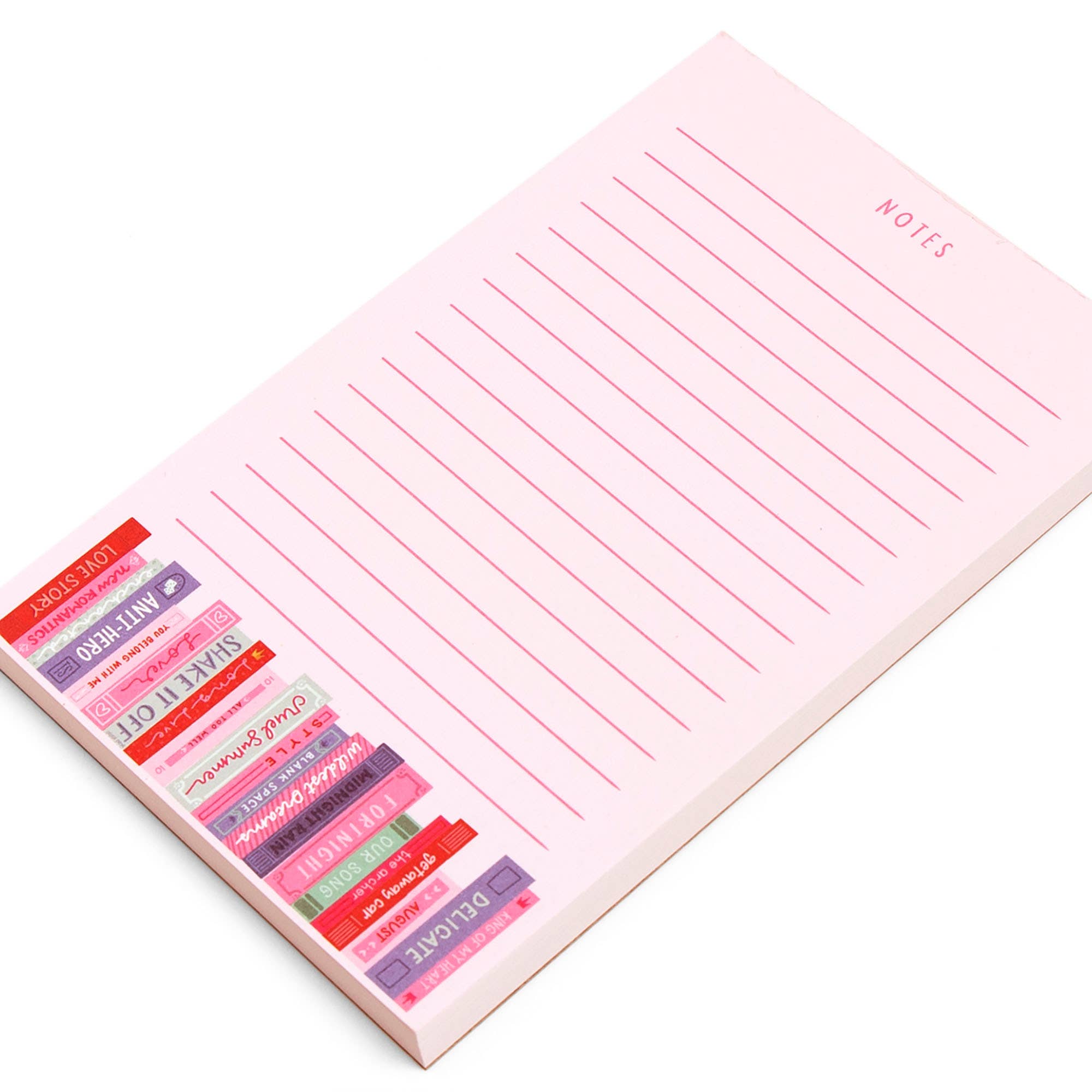 Pippi Post - Wholesale Notepad - Book Tour Bookshelf 4x6 Notepad1