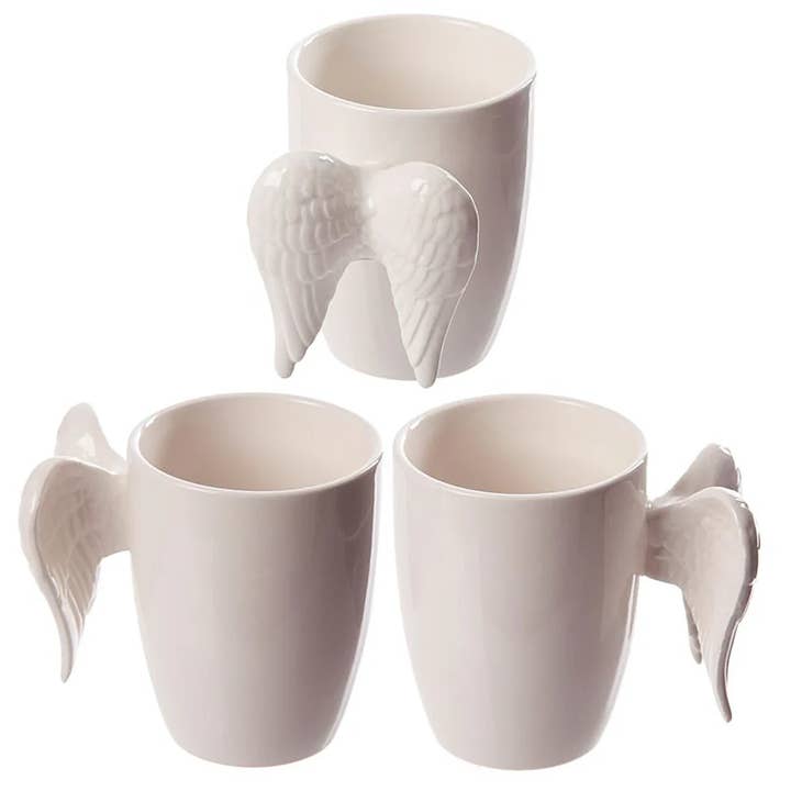 Close Up GmbH - Wholesale Coffee Mug - Angel mug with 3D handle wings2