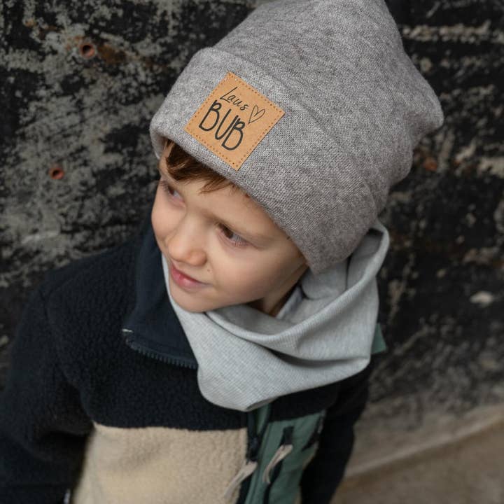 Wintermuts KINDER Kasjmierachtig, met kiesbare tekst voor wholesale door Fräulein Muh