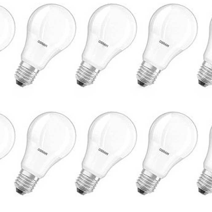 Osram LED Lamp E27 Base Cold White (2700 K) Pack of 10 for wholesale by STUDIO BYLAMP