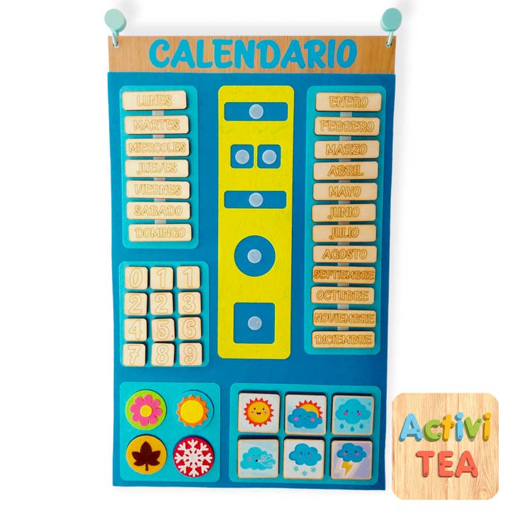 Large felt calendar for wholesale by Activitea