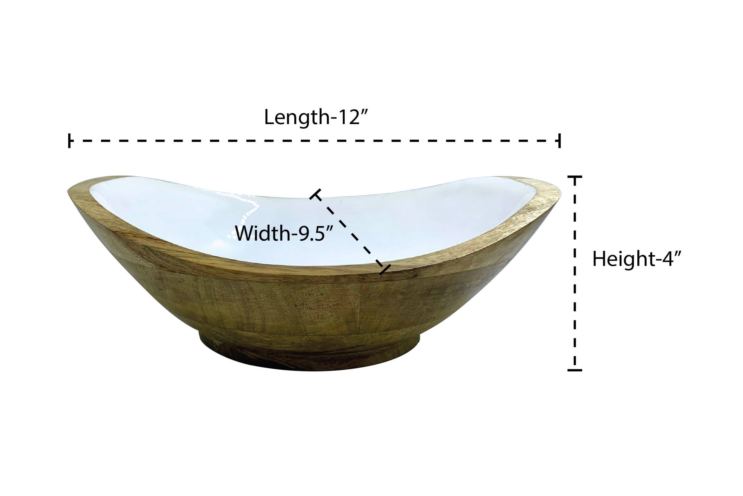 Rich Home Linens - Wholesale Serving bowl - Gift Set - Wooden Serving Bowl with 2 Dish Towels5