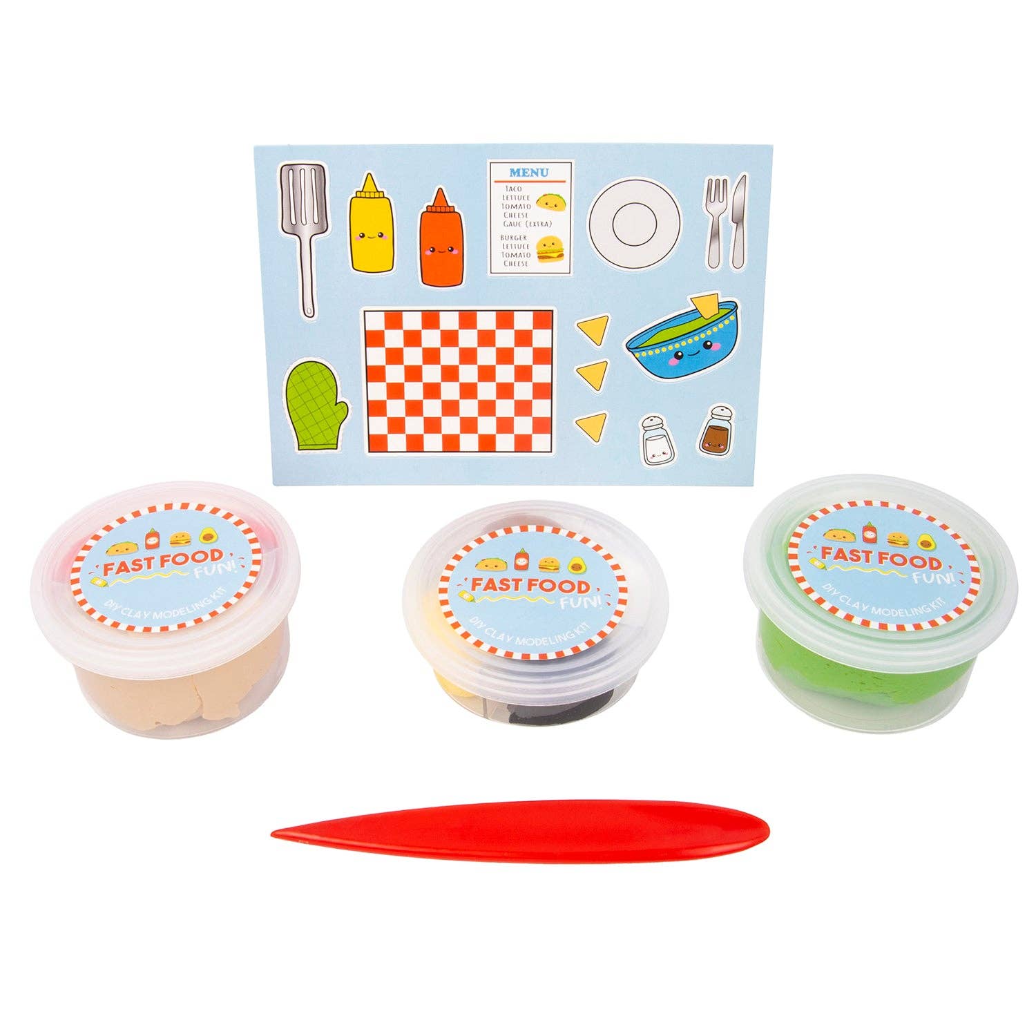 William Valentine Collection - Wholesale DIY craft kit – Child - Make Your Own Dough Fast Food1