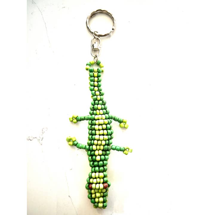 Erik & Mike - Wholesale Keychain - Unisex - Alligator keychain hand beaded assorted