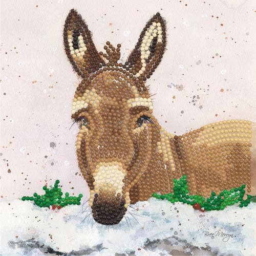 Creative World of Crafts - Wholesale DIY Craft Kit - Bree Merry Diamond Art Card Kit - Christmas - Dana