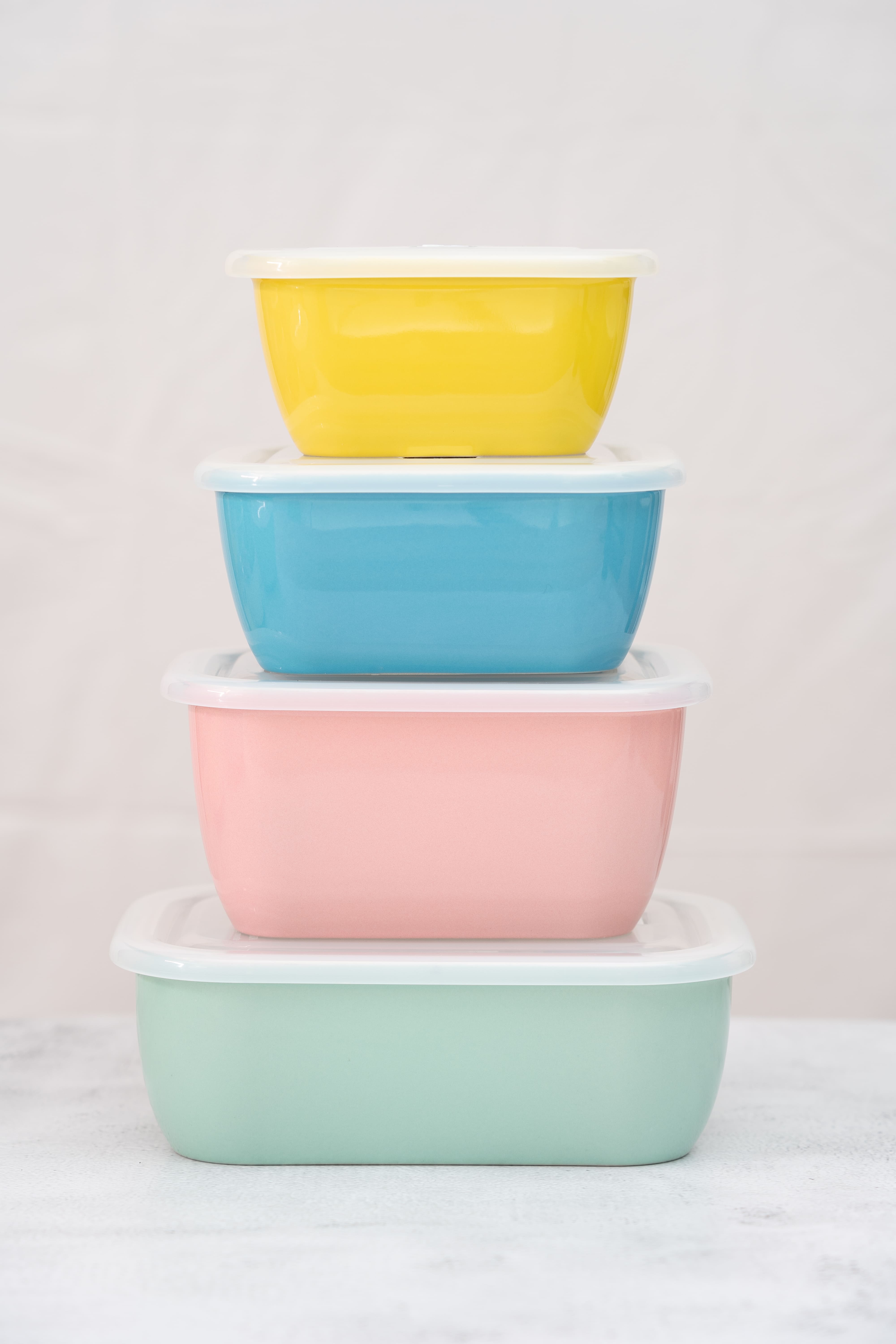 Lätt Home - Wholesale Voedselopslagcontainer - Lätt keramisch luchtdicht bakje 500 ml geel5