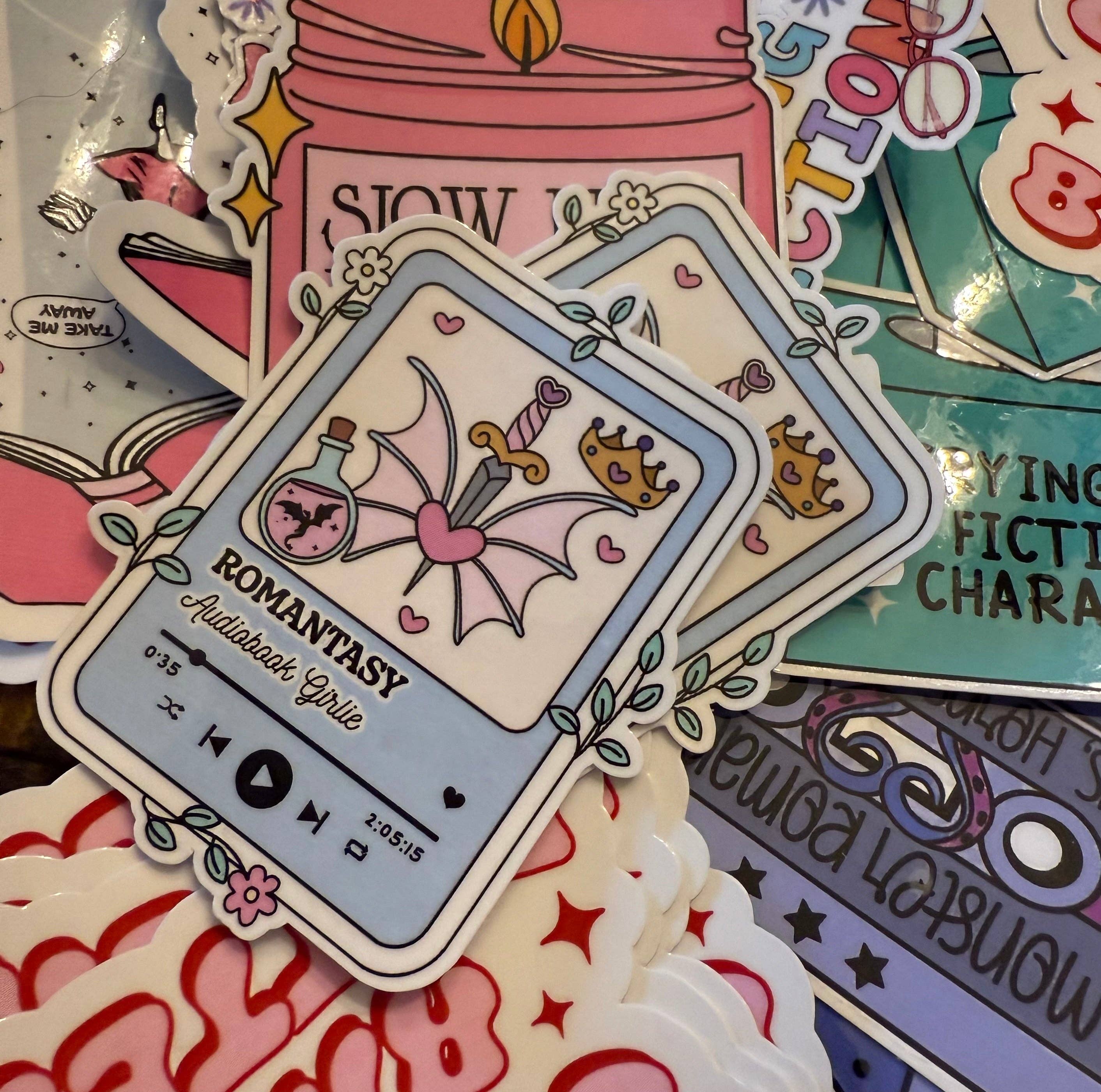 Scents, Stories, and Surprises - Wholesale Sticker - Audiobook Trope Sticker2