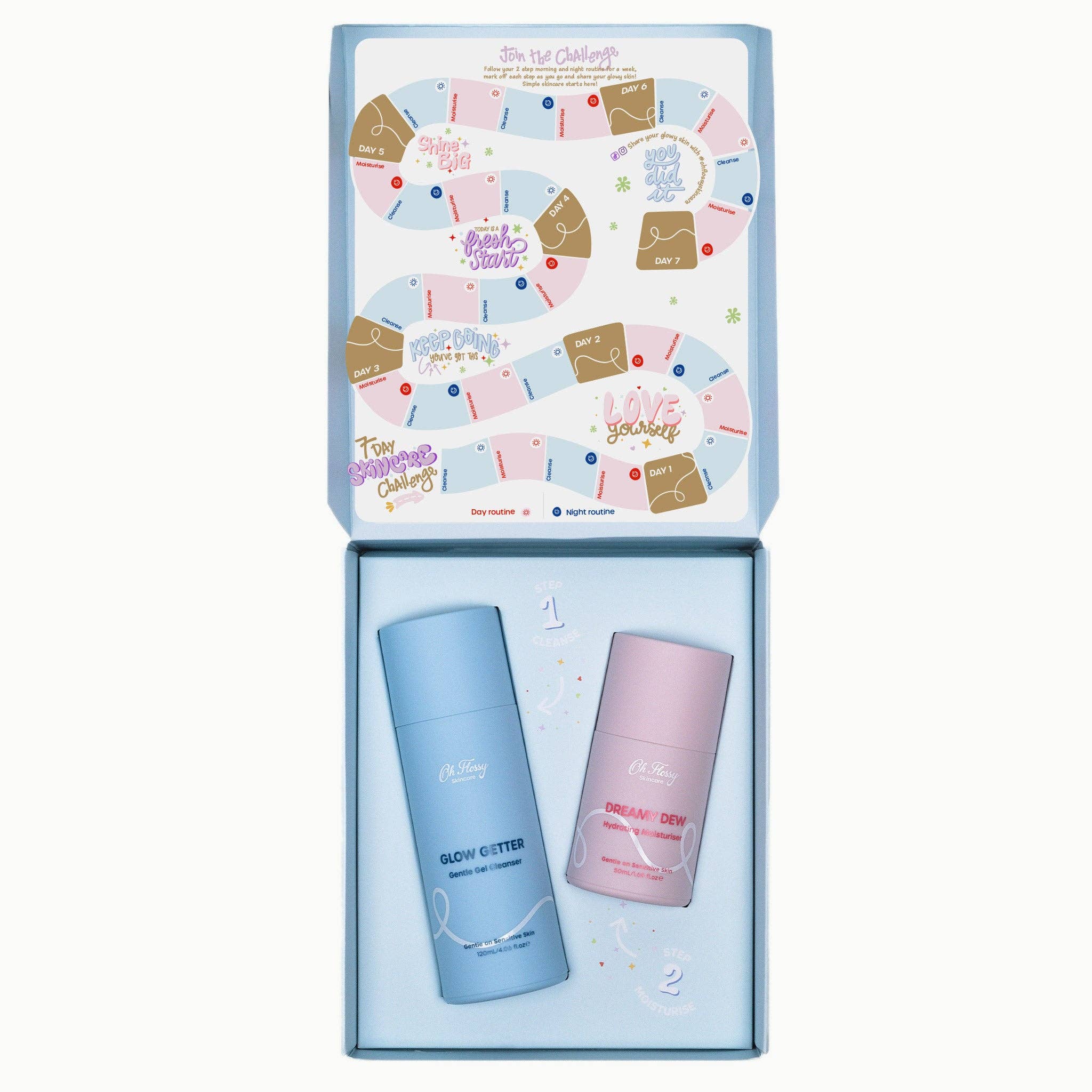 Oh Flossy - Wholesale Facial-care set/kit - Oh Flossy Skincare - Fresh Face Starter Kit1