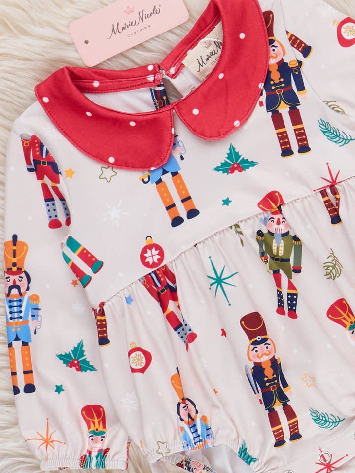 Marie Nicole Clothing - Wholesale Bodysuit (Non-Footed) - Baby - Nutcracker Dreams Bubble1