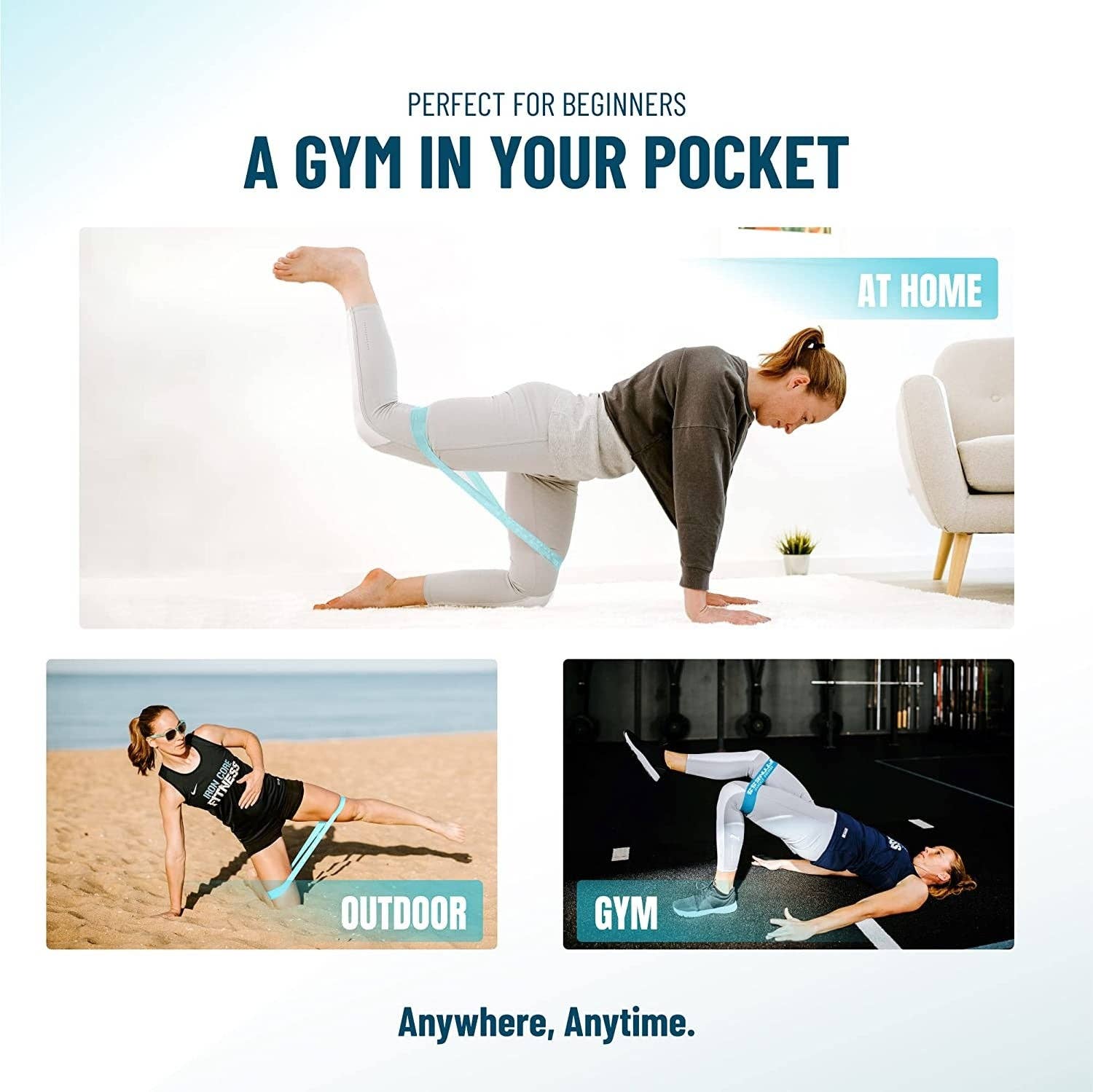 VIGOR - Vente Équipement de fitness - Ensembles de bandes de résistance de qualité supérieure pour entraîneurs, Bootcamp17