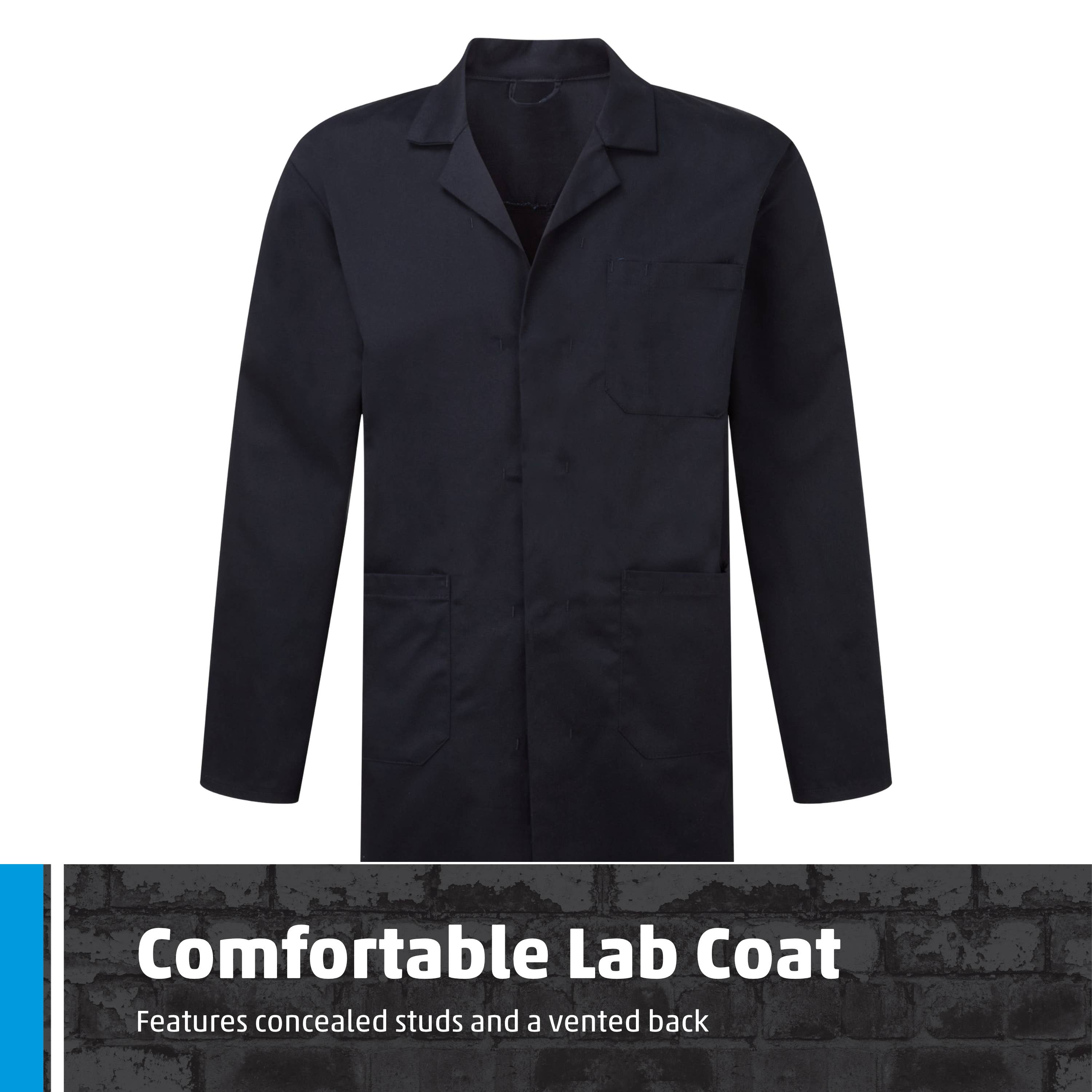 TuffStuff Workwear – wholesale Coat – Men′s – Fort Warehouse Coat, White Lab Coat, Unisex, 240gsm4