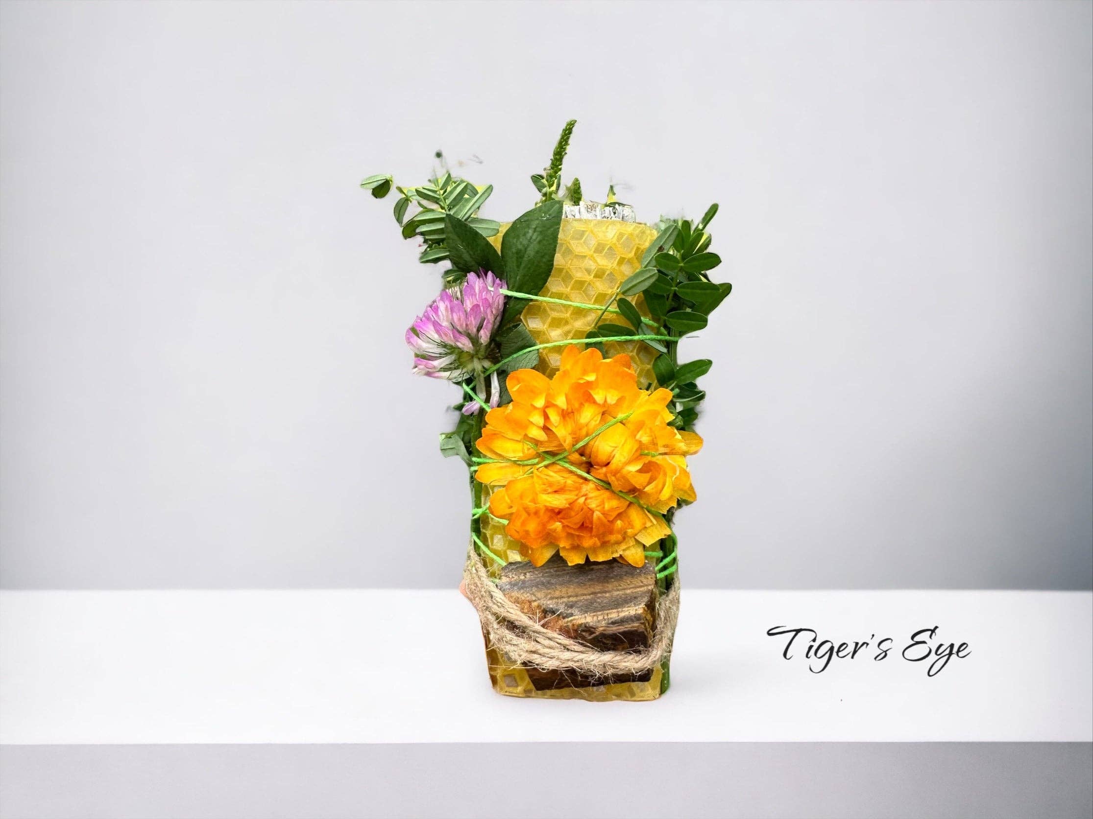 Well Fed Wolf L.L.C. - Wholesale Sage Bundle - White Sage, Botanicals, Crystals & Beeswax Herbal Wands2