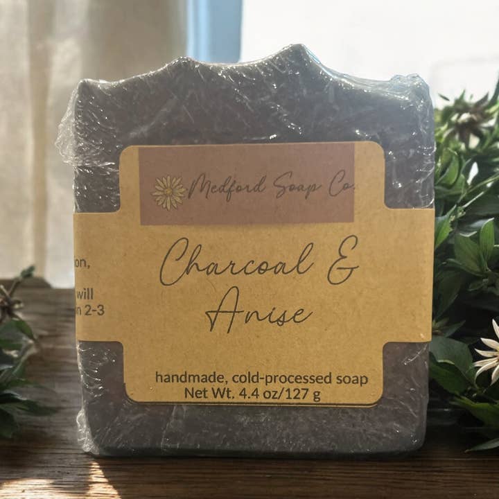 Charcoal & Anise for wholesale by Medford Soap Company