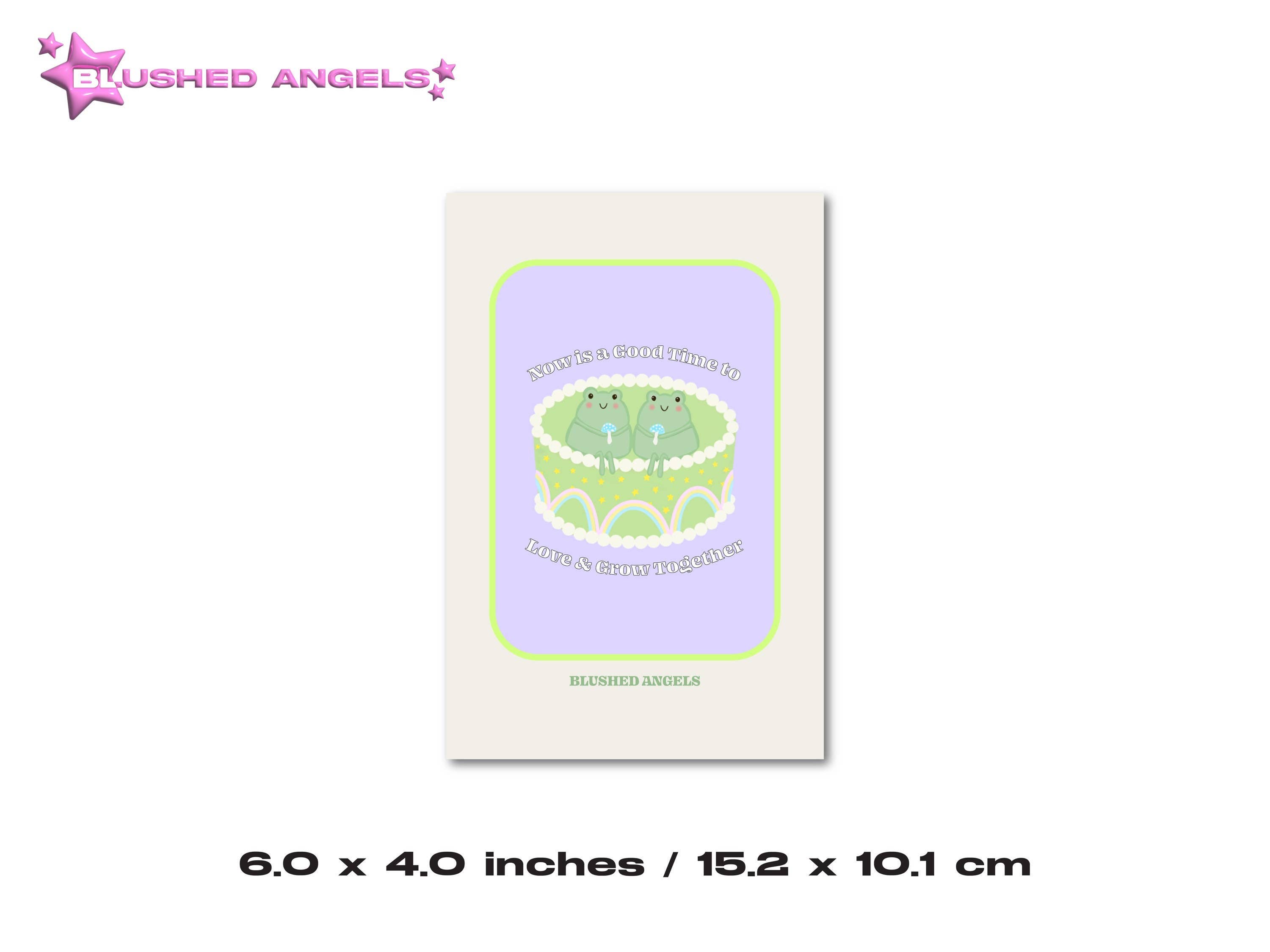 Blushed Angels - Vendita all'ingrosso Stampa artistica - Blushed Angels Frog Cake Art Print | Pinterest Poster Stampa pastello danese Poster pastello danese Wall Art Frog Poster Frog Print1