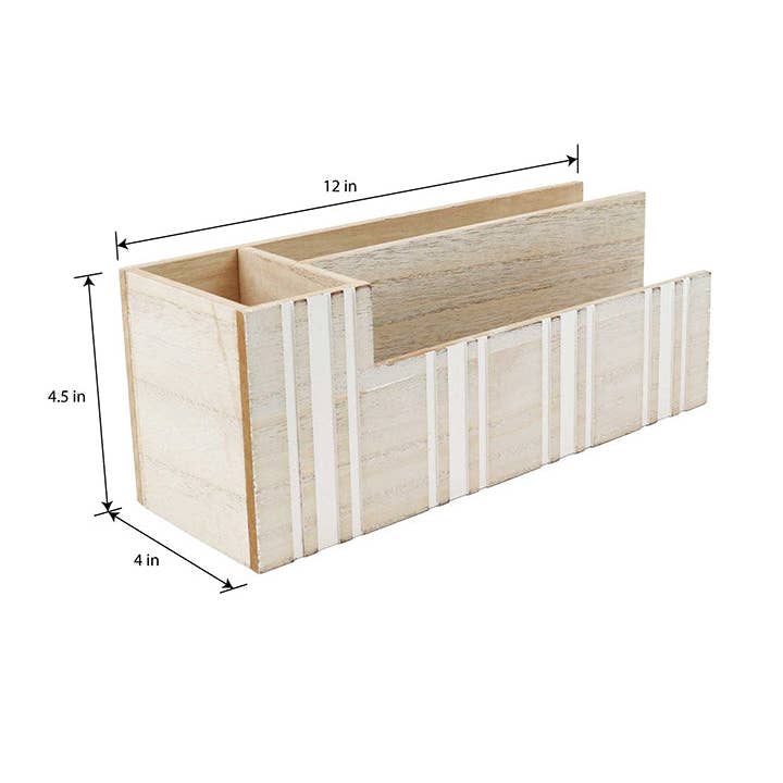 DesignStyles Home - Wholesale Desk Organizer - Becki Owens Paper, Pencil and Pen Organizer with Three Compartments3