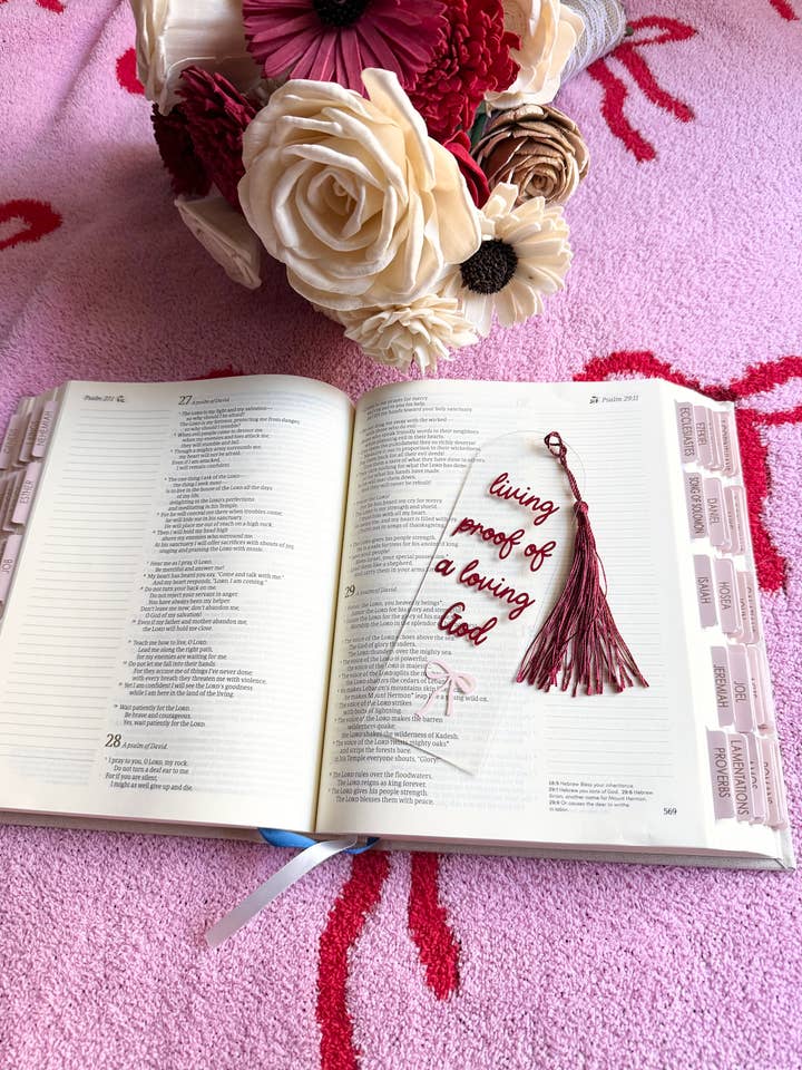 Living Proof of a Loving God Bookmark - Christian Faith Gift for wholesale by Vonrose