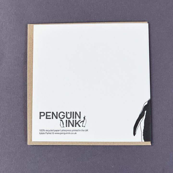 Penguin Ink - Wholesale Everyday Greeting Card - Four Calling Birds Letterpress Card3