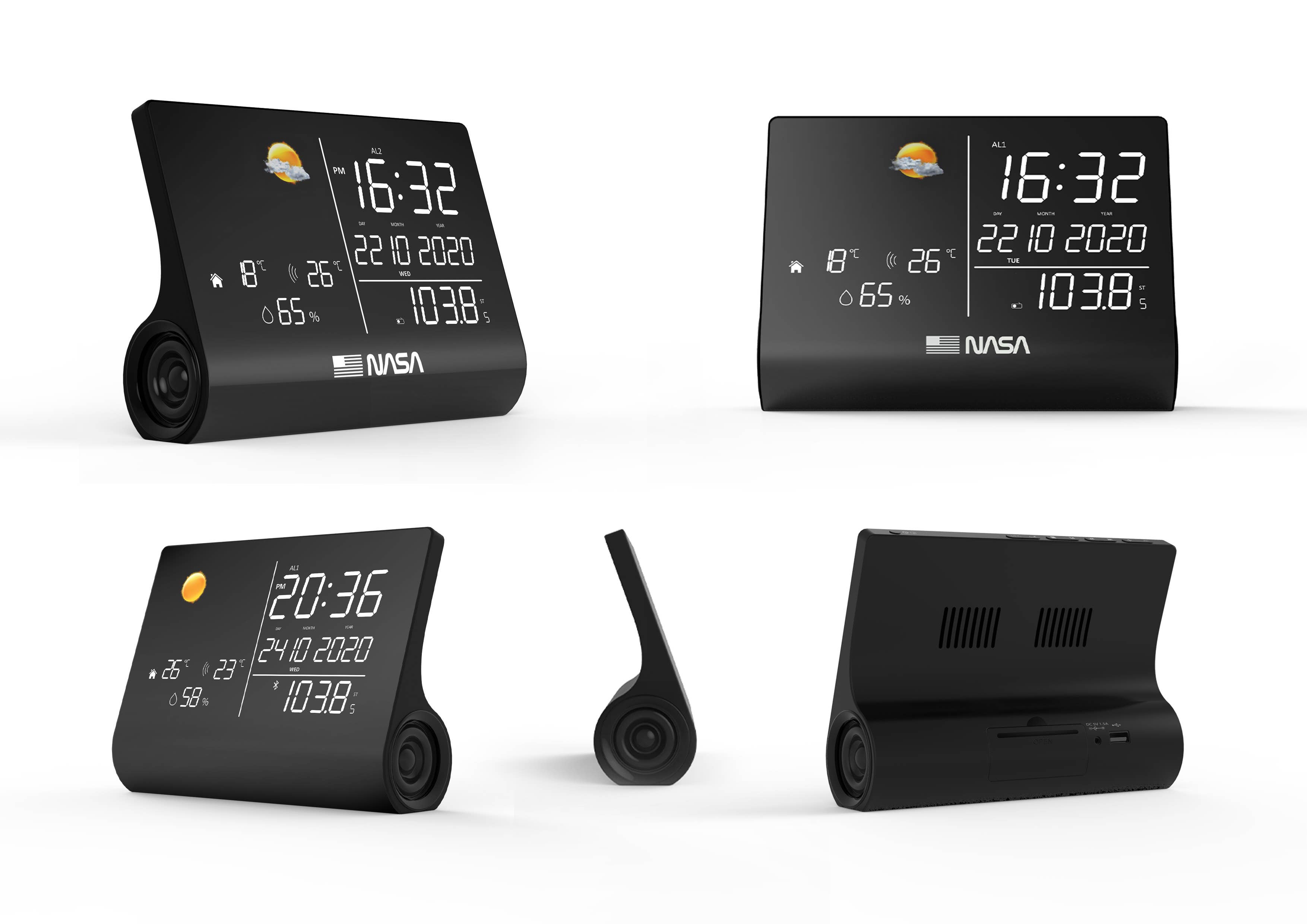 GT COMPANY - Wholesale Sculpture - Nasa Weather Station//Speaker BT Observatory WSP 1300 BK5