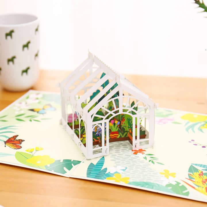Liif Pop Up Card – wholesale Everyday greeting card – Greenhouse Pop Up Card